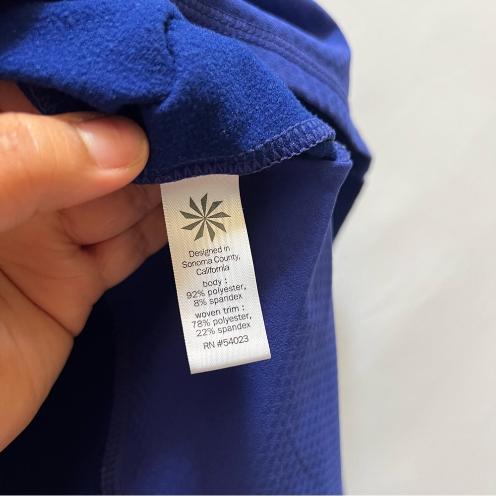 ATHLETA Women’s Plush Tech Hoodie 3.0 in Sapphire Blue Medium - Picture 11 of 14